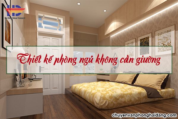 Thiết kế phòng ngủ không cần giường – Xu hướng mới ấn tượng, hiện đại